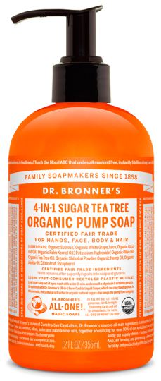 Organic Tea Tree Soap Pump 355ml Organic Tea Tree Soap Pump 355ml