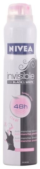 Déodorant noir et blanc invisible 200 ml