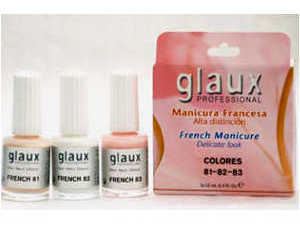 Glaux Manucure fran&ccedil;aise 3 couleurs