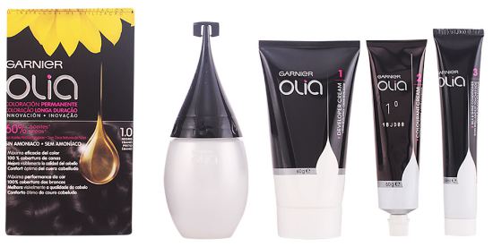 Teinture pour les cheveux permanente Olia 1.0 Black Teinture pour les cheveux permanente Olia 1.0 Black