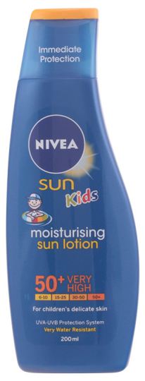 Lait de protection solaire et de jeu pour les enfants fp50+ 200 ml