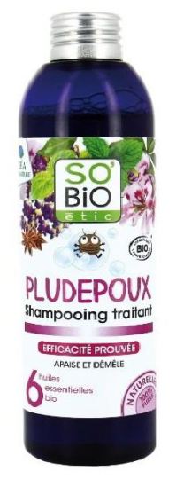 SO'BiO &eacute;tic Shampooing anti-poux Pludepoux 200 ml.