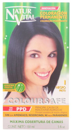 Coloursafe Coloration Permanente 1 Noir 150 ml