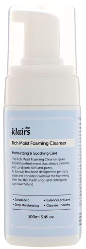 Klairs Mousse Nettoyante Hydratante Riche 100 ml