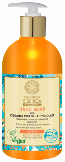 Savon pour les mains adoucissant avec Hidrolato Oblepikha