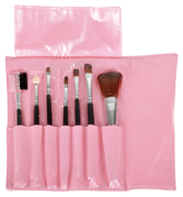 Coffret de maquillage rose Tika 7 pinceaux