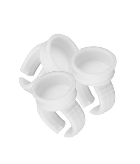 Anneau jetable blanc 100 unit&eacute;s