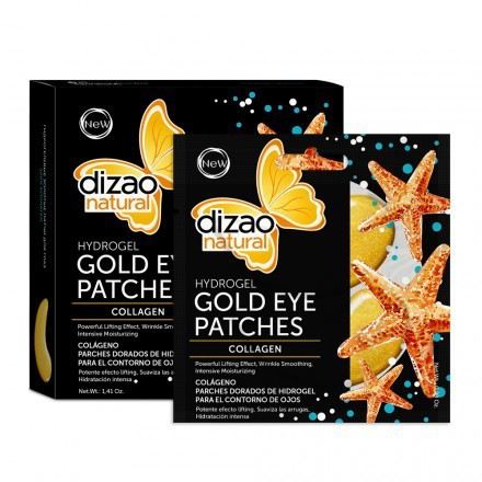 Patchs Contour des Yeux Hydrogel Gold 100% Collag&egrave;ne