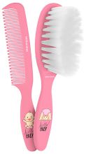 Cepillo & Peine Bebe Pink Lote 2 pcs Cepillo & Peine Bebe Pink Lote 2 pcs