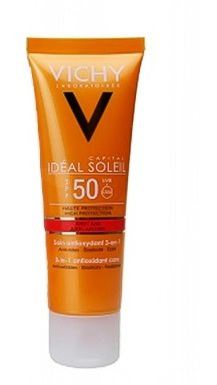 Ideal Soleil Anti-Aging with Color 3 en 1 SPF 50 de 50 ml