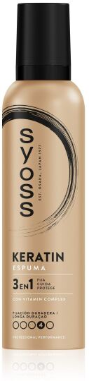 Syoss Mousse de K&eacute;ratine 250 ml