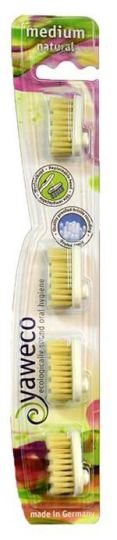 Brosse de rechange Nature Medium 4 unités Brosse de rechange Nature Medium 4 unités