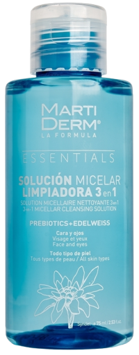 Martiderm Essentials Soluci&oacute;n Micelar Limpiadora 3 en 1 75 ml