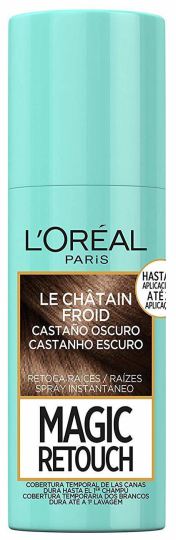 Magic Retouch Spray Retouche Racines et Cheveux Gris Marron Foncé 150ml Magic Retouch Spray Retouche Racines et Cheveux Gris Marron Foncé 150ml
