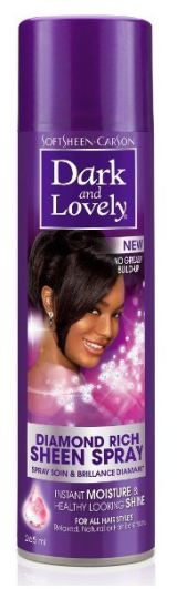 Dark & Lovely Vaporisateur revitalisant brillant au diamant 265 ml