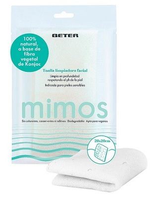 Serviette nettoyante pour le visage Konjac-Mimos Serviette nettoyante pour le visage Konjac-Mimos