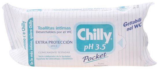 Chilly Prot&eacute;gez Lingettes Intimes 12 Unit&eacute;s