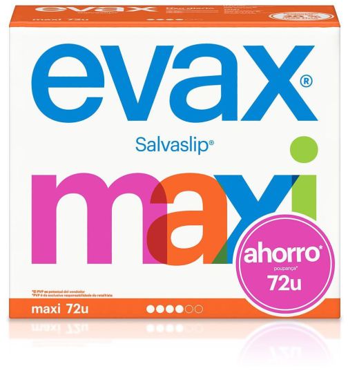 Evax Salvaslip Maxi Protegeslips 72 unit&eacute;s