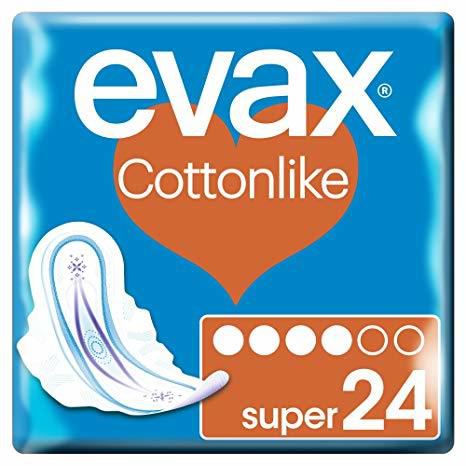 Evax Coussinets Super Wings en coton 24 unit&eacute;s