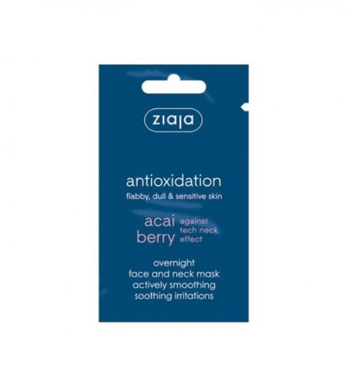 Masque de nuit crémeux et épais pour le visage et le cou Acai 7 ml