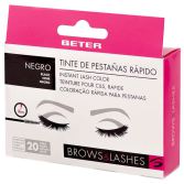 Teinture des cils instantan&eacute;e des cils aux sourcils #Noir