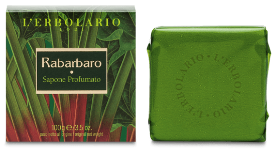 L'Erbolario Savon parfum&eacute; &agrave; la rhubarbe 100 ml