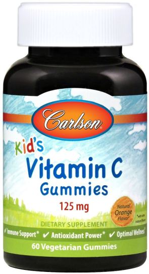 Vitamine C pour les Enfants 125 mg 60 G&eacute;latines V&eacute;g&eacute;tales
