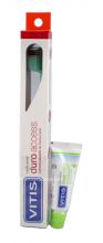 Vitis Access Pack Adulte dur brosse à dents + Apple 15 Ml Vitis Access Pack Adulte dur brosse à dents + Apple 15 Ml