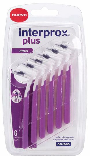 Brosse à dents plus Interprox 2G Interproximal Maxi 6 U Brosse à dents plus Interprox 2G Interproximal Maxi 6 U