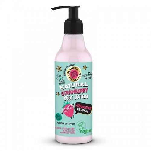 Planeta Org&aacute;nica Lait corporel Vacances &agrave; la fraise 250 ml