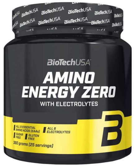 BiotechUSA Amino Energy Zero avec Electrolytes Ananas mangue 360 gr