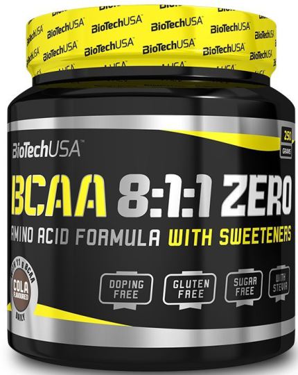 Bcaa 8 : 1 : 1 : 1 Zéro Bleu Framboise 250 gr Bcaa 8 : 1 : 1 : 1 Zéro Bleu Framboise 250 gr