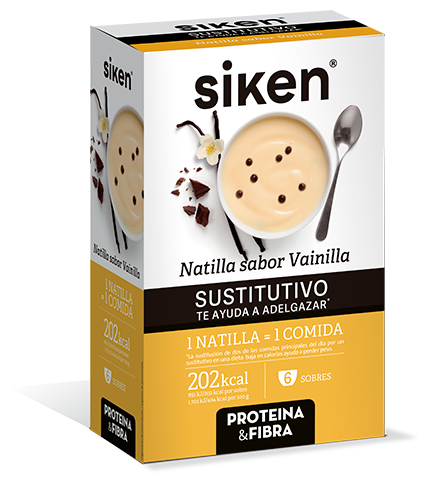 Siken Flan &agrave; la vanille 6 sachets
