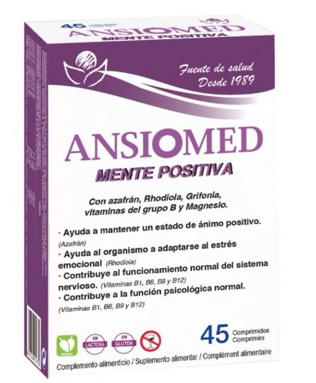 Ansiomed Positive Mind 45 Comprimés Ansiomed Positive Mind 45 Comprimés