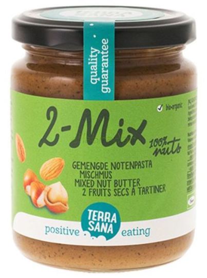 Terrasana 2Mix, cr&egrave;me de fruits secs aux noisettes et aux amandes 250gr