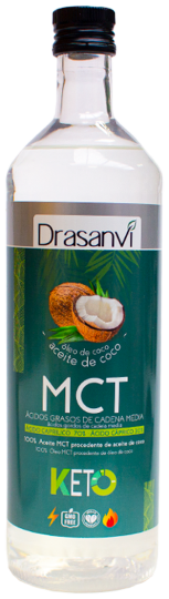 Drasanvi Huile de coco Keto MCT 1000 ml
