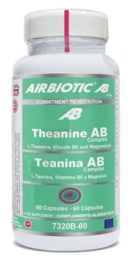Airbiotic Th&eacute;anine Ab Complex L-Theanine 60 caps