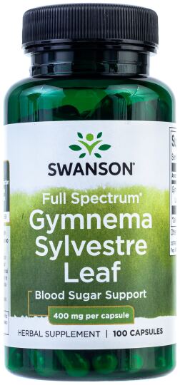 Gymnema Sylvestre Leaf 400 mg 100 Capsules Gymnema Sylvestre Leaf 400 mg 100 Capsules