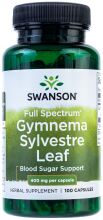 Gymnema Sylvestre Leaf 400 mg 100 Capsules Gymnema Sylvestre Leaf 400 mg 100 Capsules