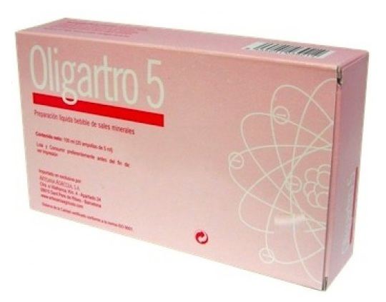 Oligartro 5 Cu / Mn 20 Flacons Oligartro 5 Cu / Mn 20 Flacons