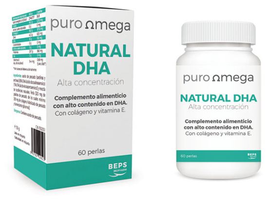 Naturel Dha Vegan 60 Perles Naturel Dha Vegan 60 Perles