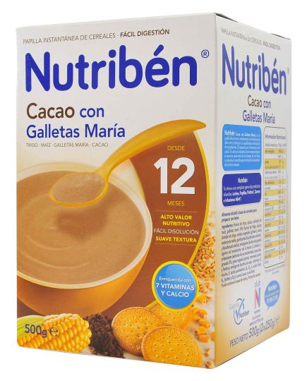 Nutrib&eacute;n Bouillie de cacao aux biscuits Mary 500 g