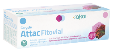Gargola Fitovial Attac 12 Vialesx10Ml Gargola Fitovial Attac 12 Vialesx10Ml