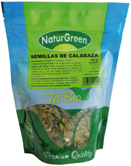 Naturgreen Graines de citrouille Bio