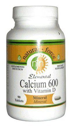 Nutriforce Calcium 600 mg + Vitamin D 90 Comprim&eacute;s
