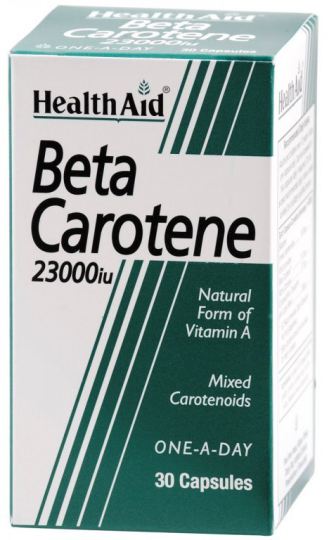 Bêta-carotène 30cap 23.000Ui. Health Aid