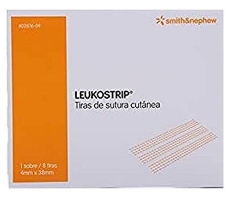 Bandelettes de suture cutan&eacute;e Leukostrip 4X76mm