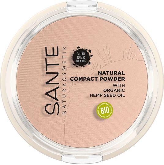 Sante Poudre compacte naturelle 03 Miel chaud 9 gr
