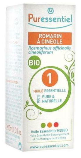 Huile de romarin au cinéol 10 ml Huile de romarin au cinéol 10 ml