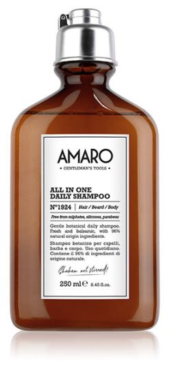 Farmavita Amaro All in One Daily Shampoo N1924 cheveux / barbe / corps 250 ml